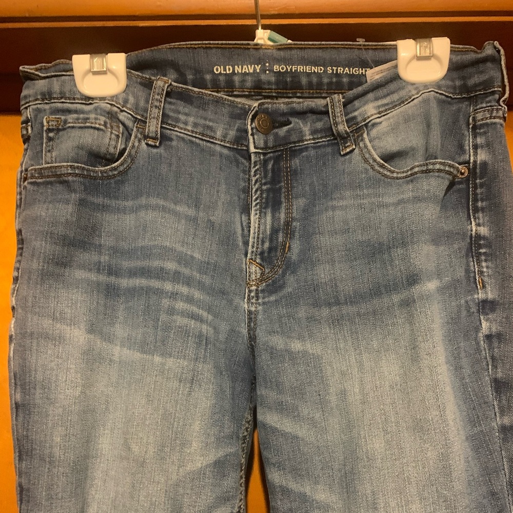 Old Navy Size 10R Boyfriend Straight Medium Denim Jeans - Picture 4 of 6